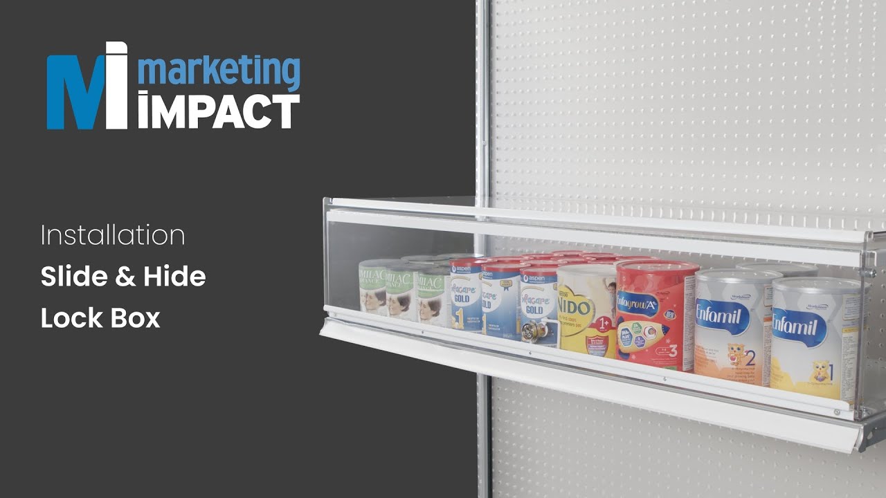 Slide and Hide Lock Box Installation | Marketing Impact Limited