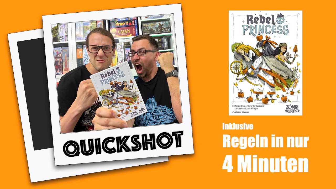 #Quickshot - Rebell Princess (Wonderbow Games 2024) | Cooles Stichspiel mit Kniff