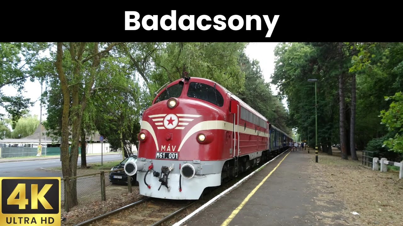 Búcsúznak ezek a dízelek a Balatontól?! Vonatok Badacsony megállóhelyen / Trains at Badacsony 2024
