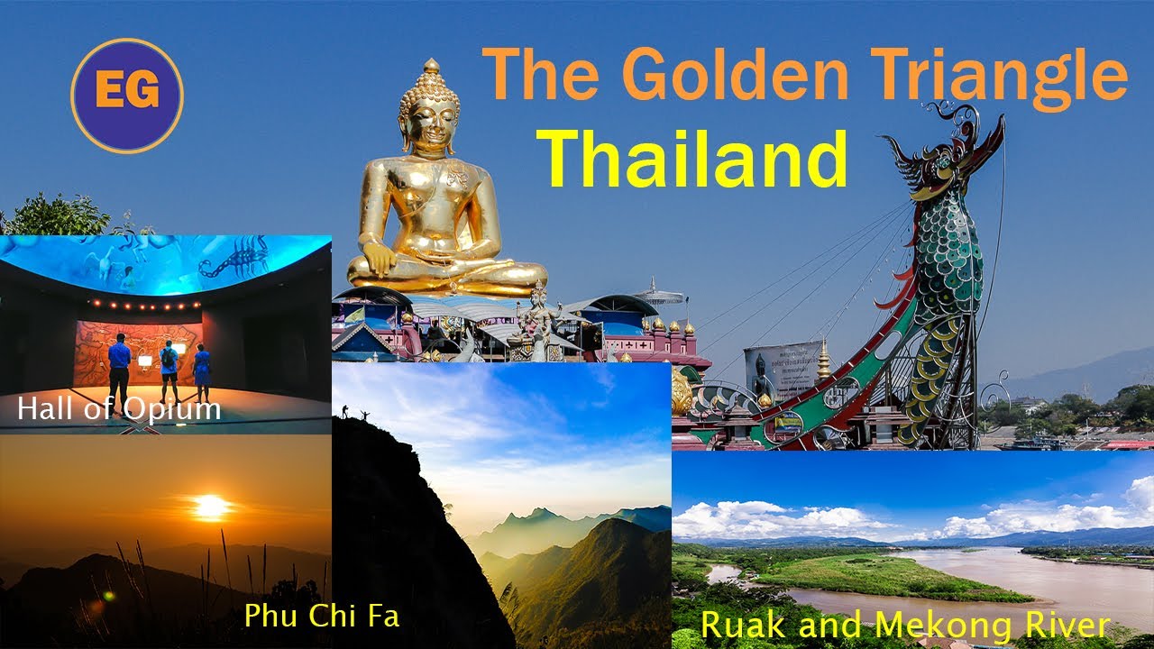The Golden Triangle -Thailand, Myanmar and Laos border.