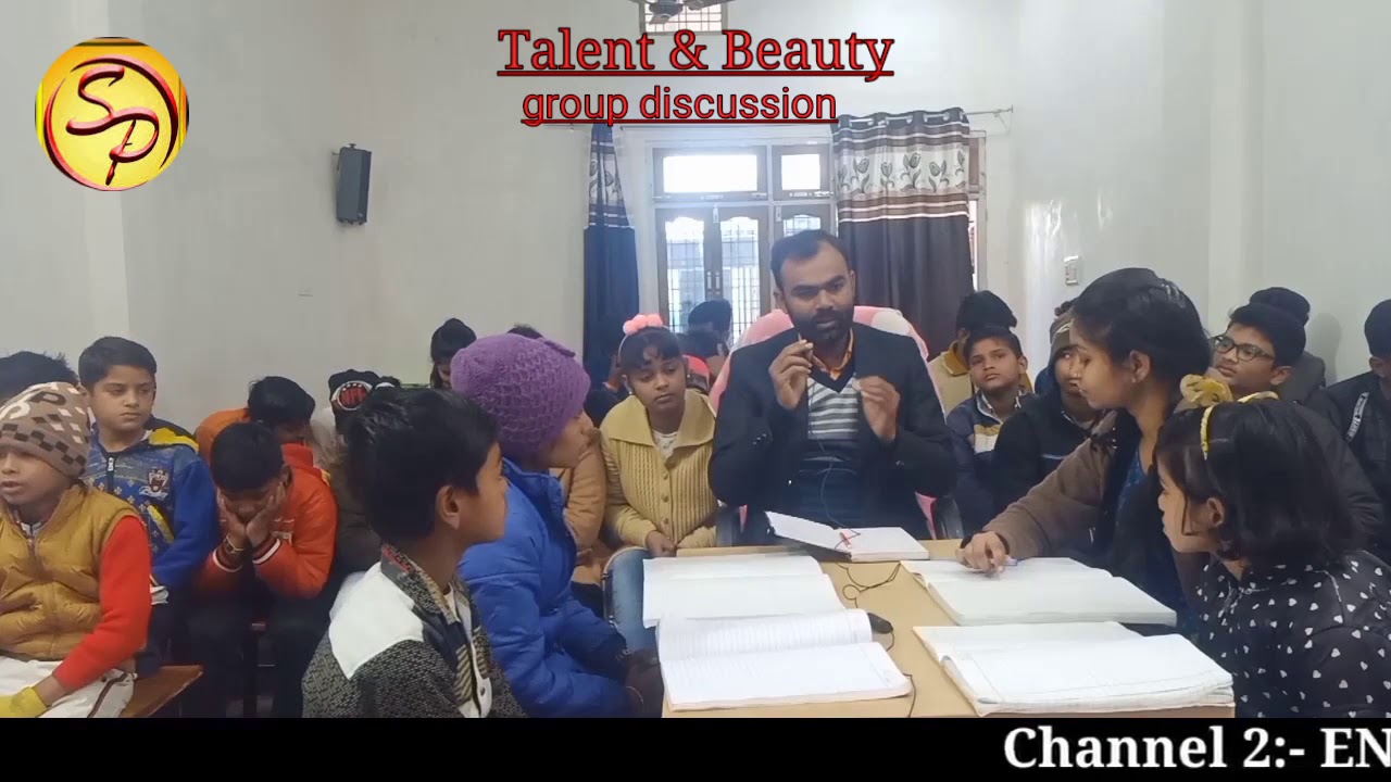 |Group Discussion Beauty & Talent| |Which is better to have with stud..|  With Manvendra Yadav Sir |