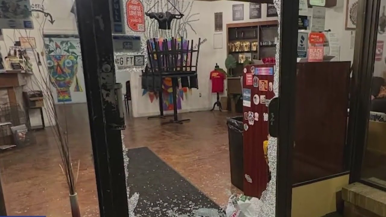 Kansas City coffee shop dealing with damage following break-in