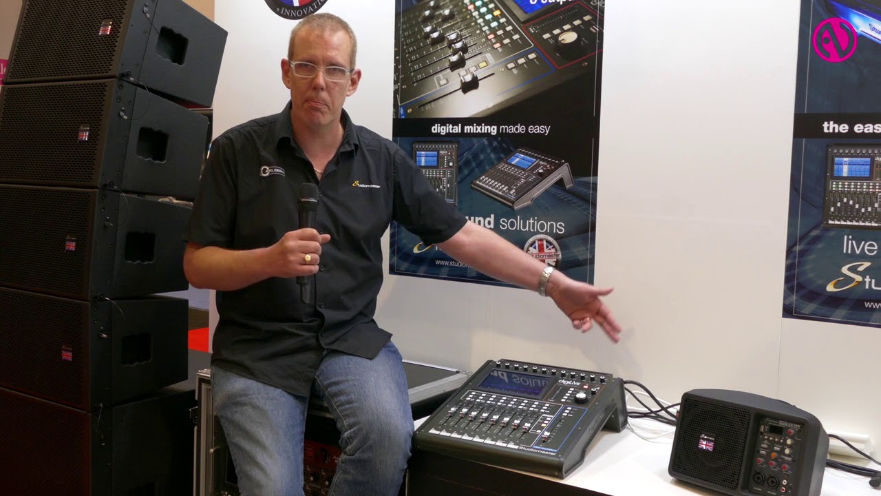 Studiomaster shows Digilive 16 at InfoComm 2018