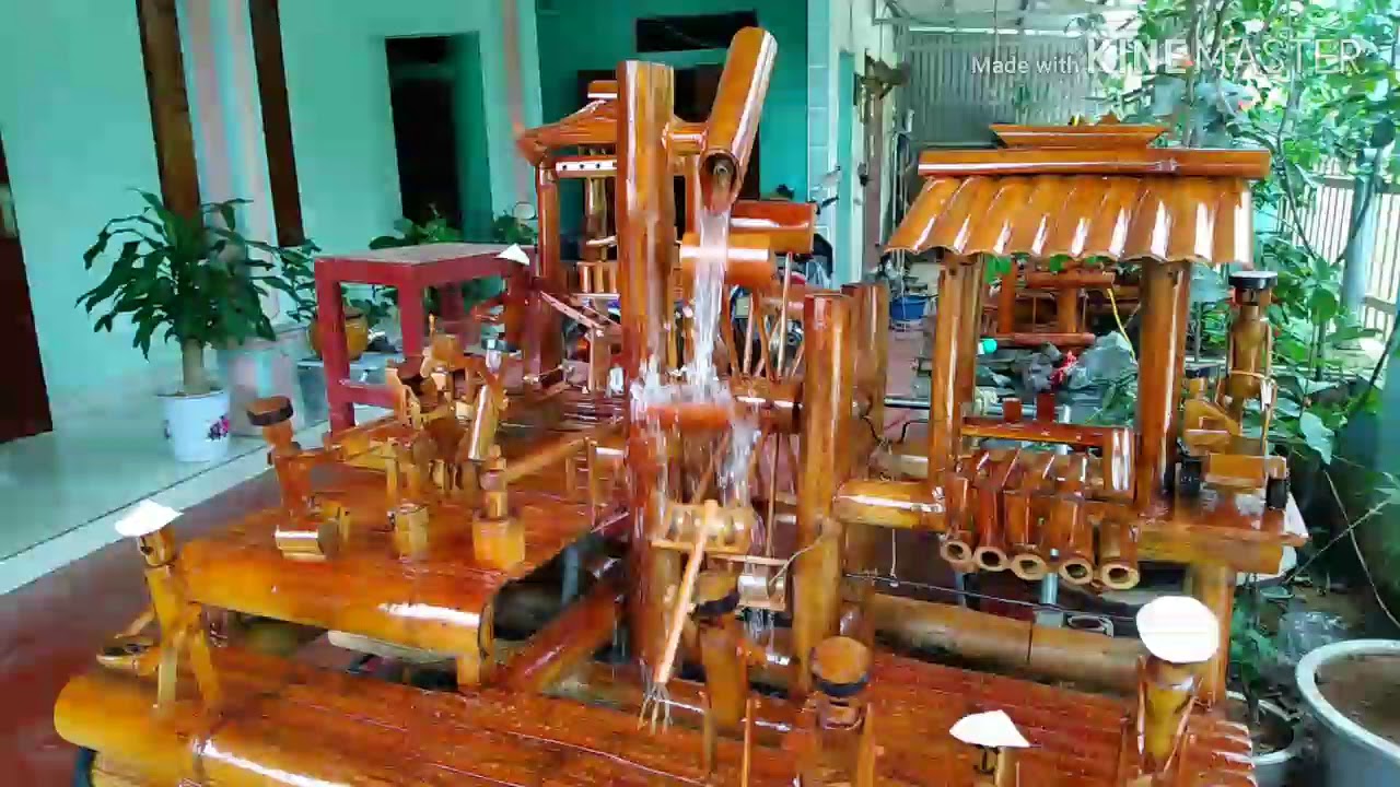 Guồng nước dân tộc. Zalo Thanh 0916.563.463