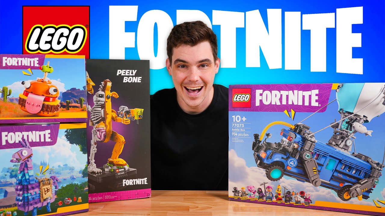 EVERY LEGO FORTNITE 2024 SET REVIEWED! (Battle Bus, Loot Llama, Durr Burger & Peely Bone!)