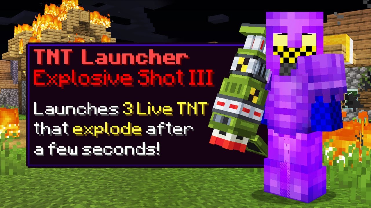 Пусковая установка TNT — OP в Minecraft Hunger Games!