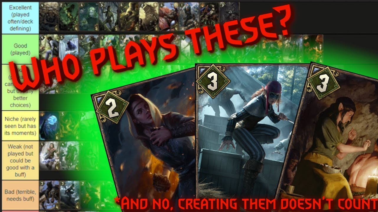 So Many Weak Bronzes In Scoia'tael (And Some Great Ones)! (Gwent Tier List)