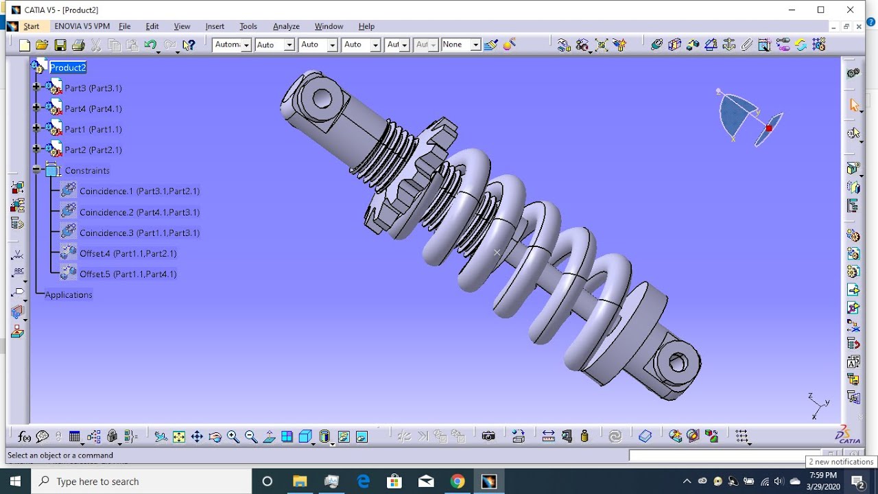 Shock Absorber-DS Catia