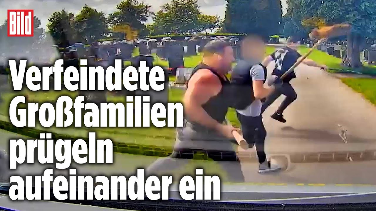 Auf Friedhof: Blutige Schl&auml;gerei mit Baseballschl&auml;gern, Messern und Macheten