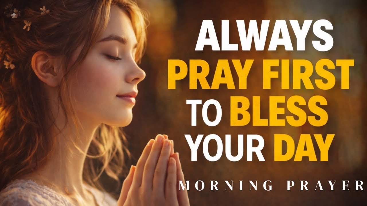 Always Pray First | Let God's Voice Be the First You Hear Today | Morning Prayer