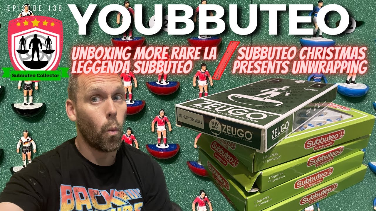 Unboxing Rare La Leggenda Subbuteo and getting Subbuteo for Christmas on Youbbuteo