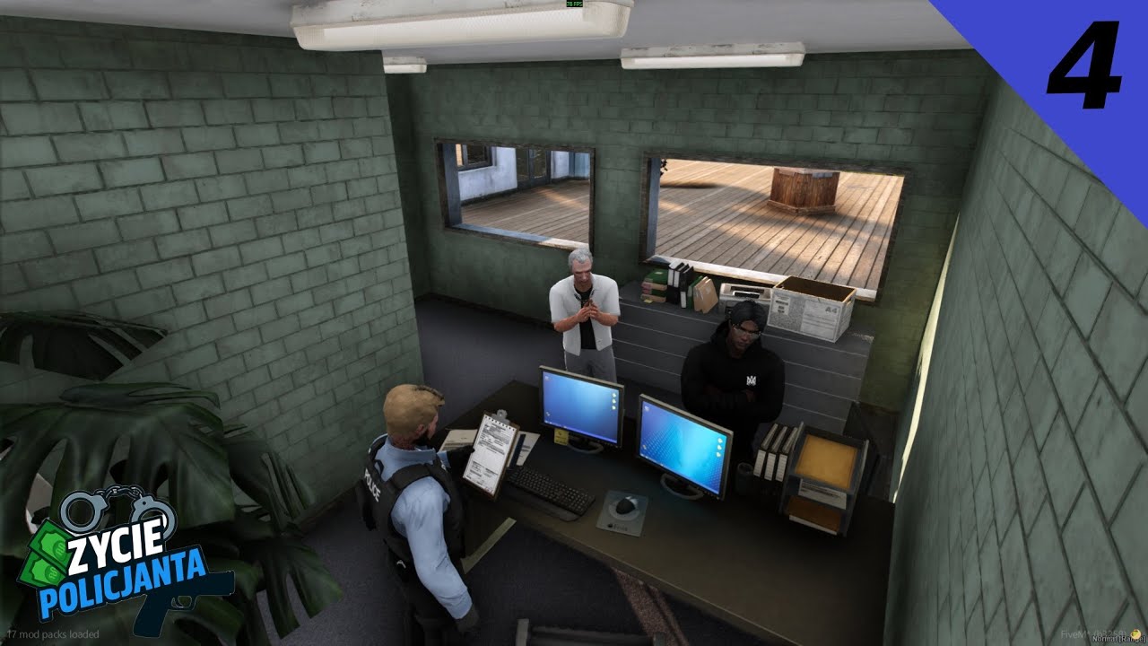 GTA V ŻYCIE POLICJANTA #4 DOSTALIŚMY SIĘ
