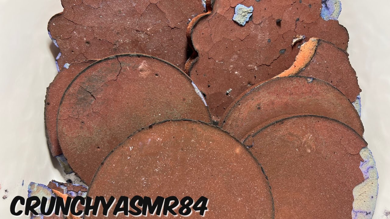 Brown Dusty/Soft/Crispy Chalk Crush | Oddly Satisfying | ASMR