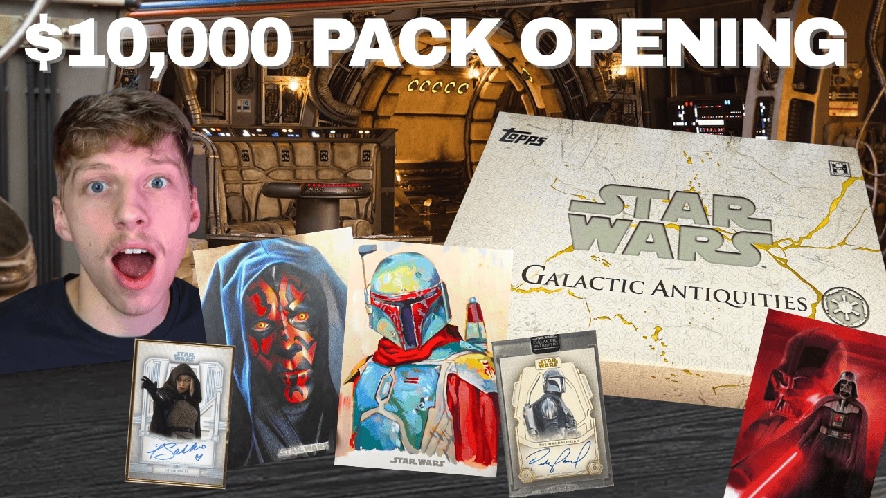 Opening the MOST EXPENSIVE Star Wars Boxes Again!! The Best Sketch Cards Ever!