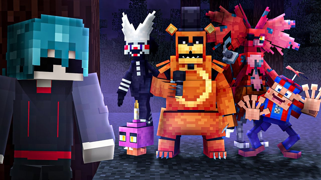 TRANSFORMEI POKÉMONS EM FIVE NIGHTS AT FREDDY'S NO MINECRAFT