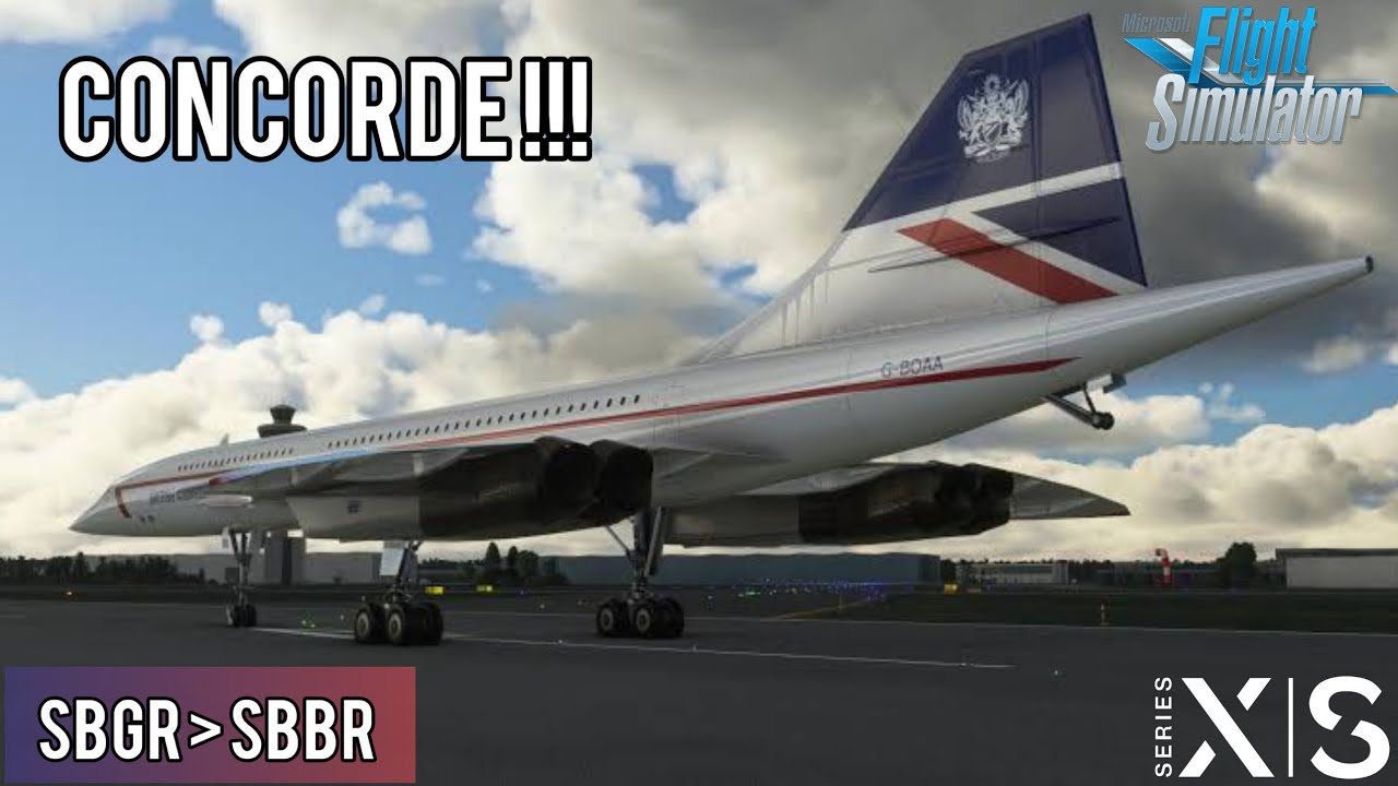MSFS2020 CONCORDE • Guarulhos - Brasília (XBOX Series S)