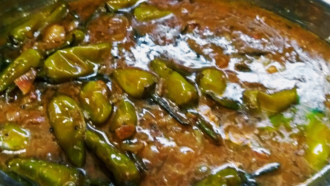 பொள்ளாச்சி  பச்சை மிளகாய் குழம்பு /Green Chilli Gravy recipe  /kulambu recipe /Gravy @MasaCreations