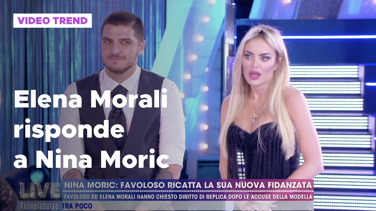 Elena Morali risponde alle accuse di Nina Moric