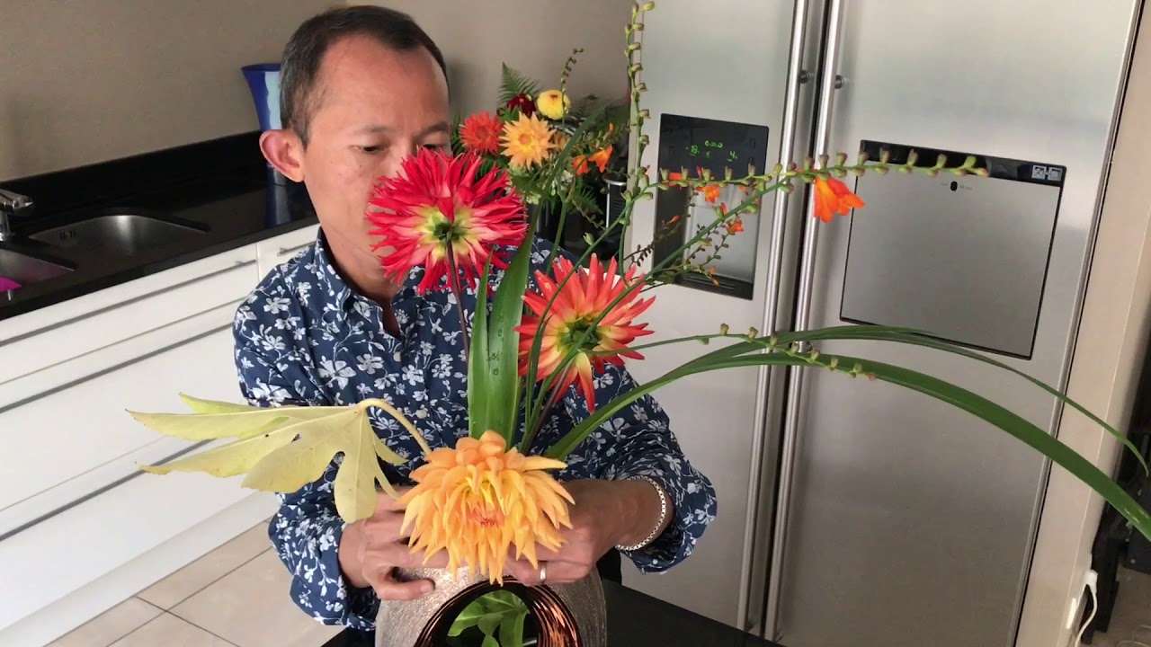 Tutoriel art floral japonais Ikebana Ikenobo