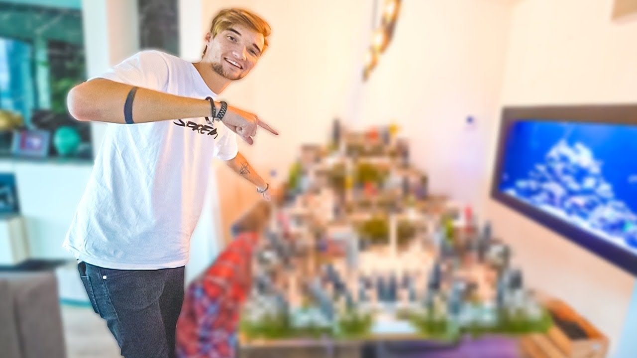 HET BOUWEN VAN MIJN GROOTSTE KERSTDORP OOIT + WATERVAL!