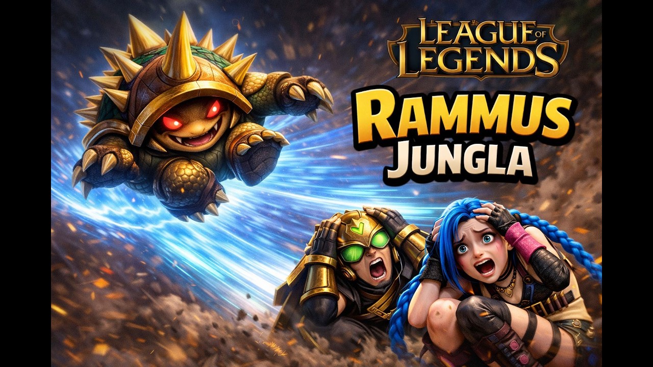 RAMMUS, EL MAXIMO COUNTER DE MASTER YI!!! Le quebrarás las ganas de Junglear!