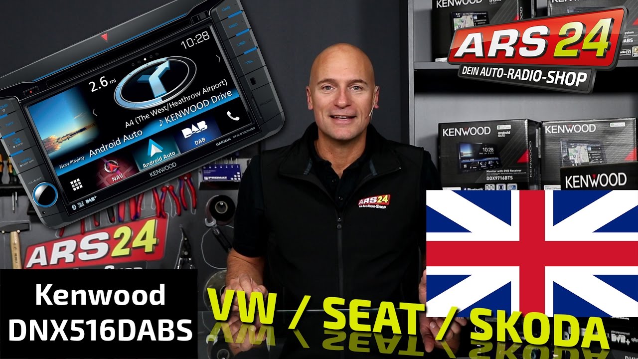 Carstereo in GOLF 5, Golf 6 | Kenwood DNX516DABS | review | ARS24.COM