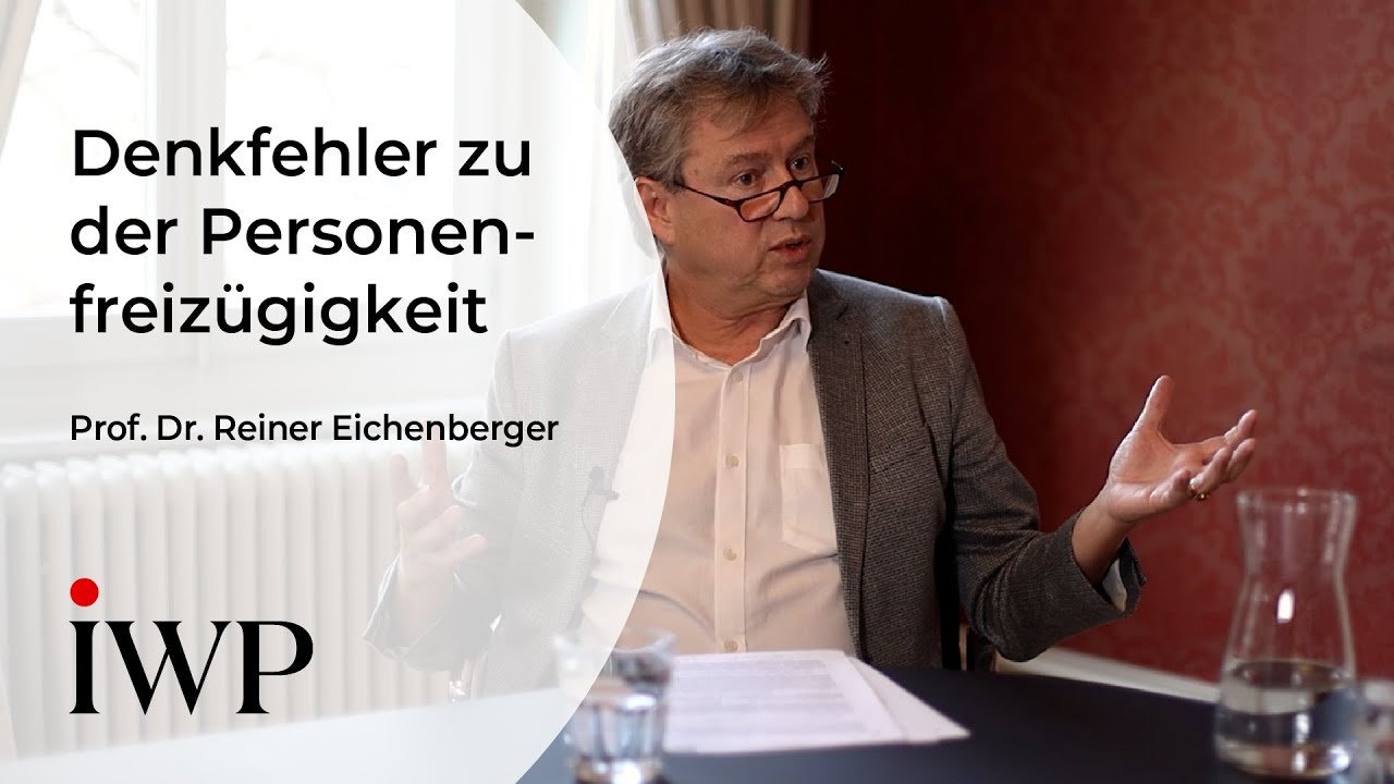 Prof. Dr. Reiner Eichenberger über die Denkfehler zu der Personenfreizügigkeit.