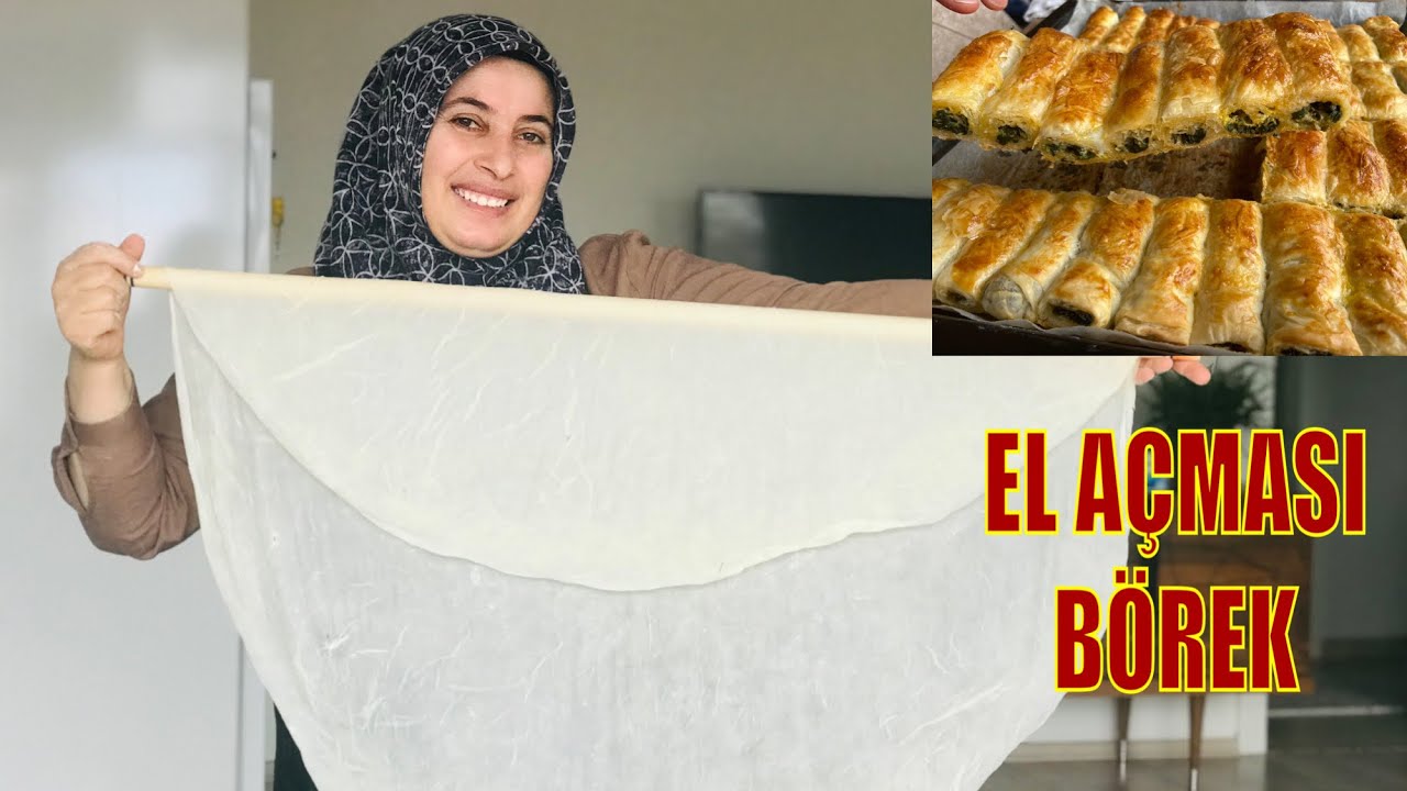 EL AÇMASI ISPANAKLI BÖREK 💯TARİFİ🤌🏻SON ZAMANLARIN EN İYİ BÖREĞİ🔥YİYENLER TEŞEKKÜR EDECEK👍#börek