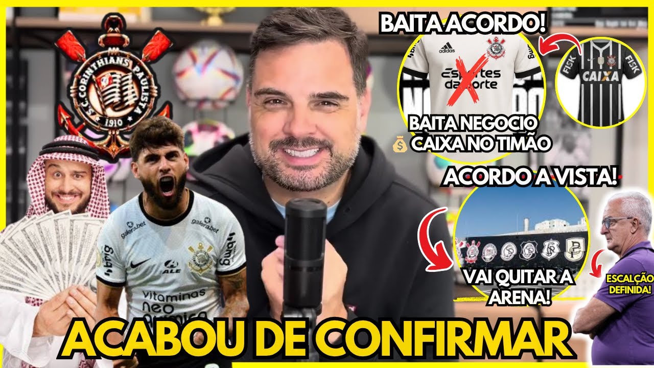 🚨EXCLUSIVO;!CHICO GARCIA TRAZ B&Oacute;TIMA NOT&Iacute;CIA NO CORINTHIANS!NOVO PATROC&Iacute;NIO CHEGANDO E ARENA QUITADA