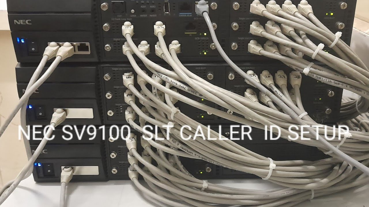 NEC SV9100 SLT CALLER ID SETUP FROM NEC KEYPHONE DTK 24D
