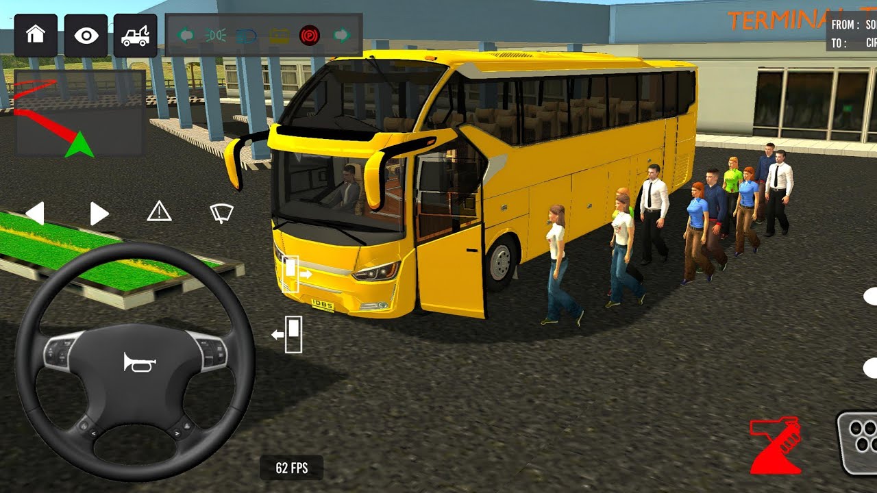 euro coach bus simulator 😱🚌 || new coach bus simulator part-39 Android gameplay