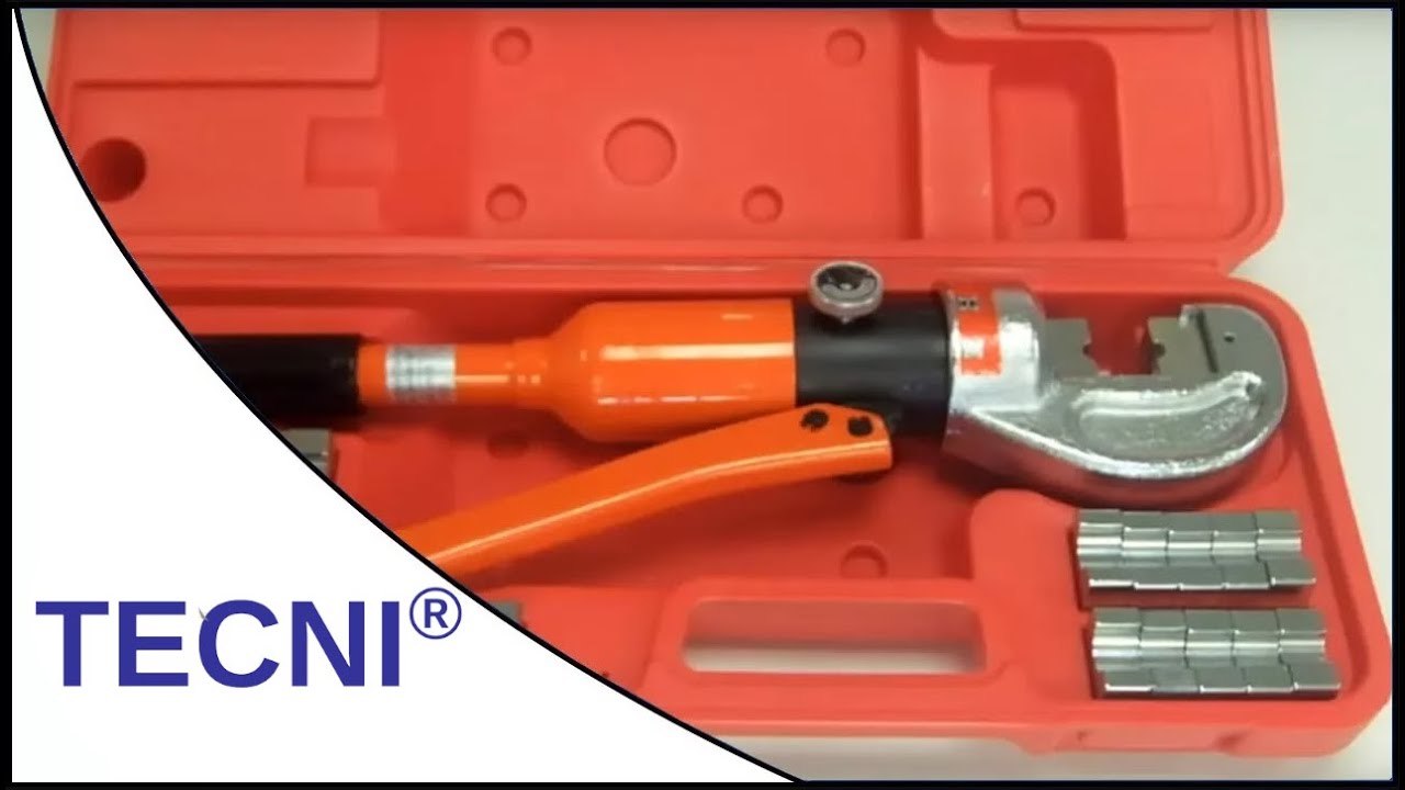 How to crimp wire rope ferrules using the YCP-240C hydraulic crimping tool