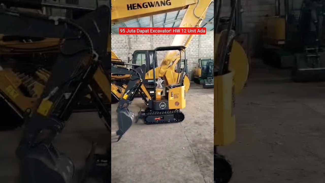 95 Juta Dapat Excavator! HW 12 Unit Ada 