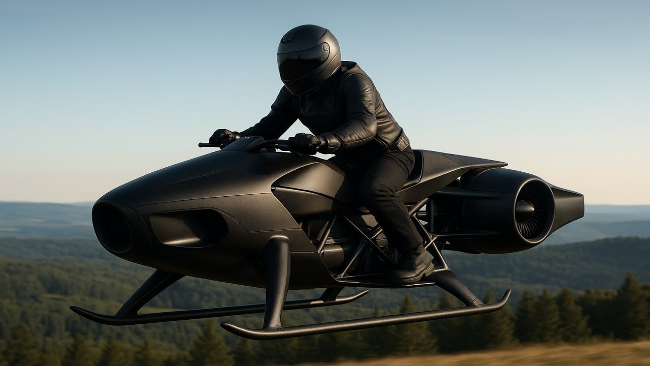 Not a Drone, This is a Jet-Powered Flying Motorcycle &ndash; Volonaut!