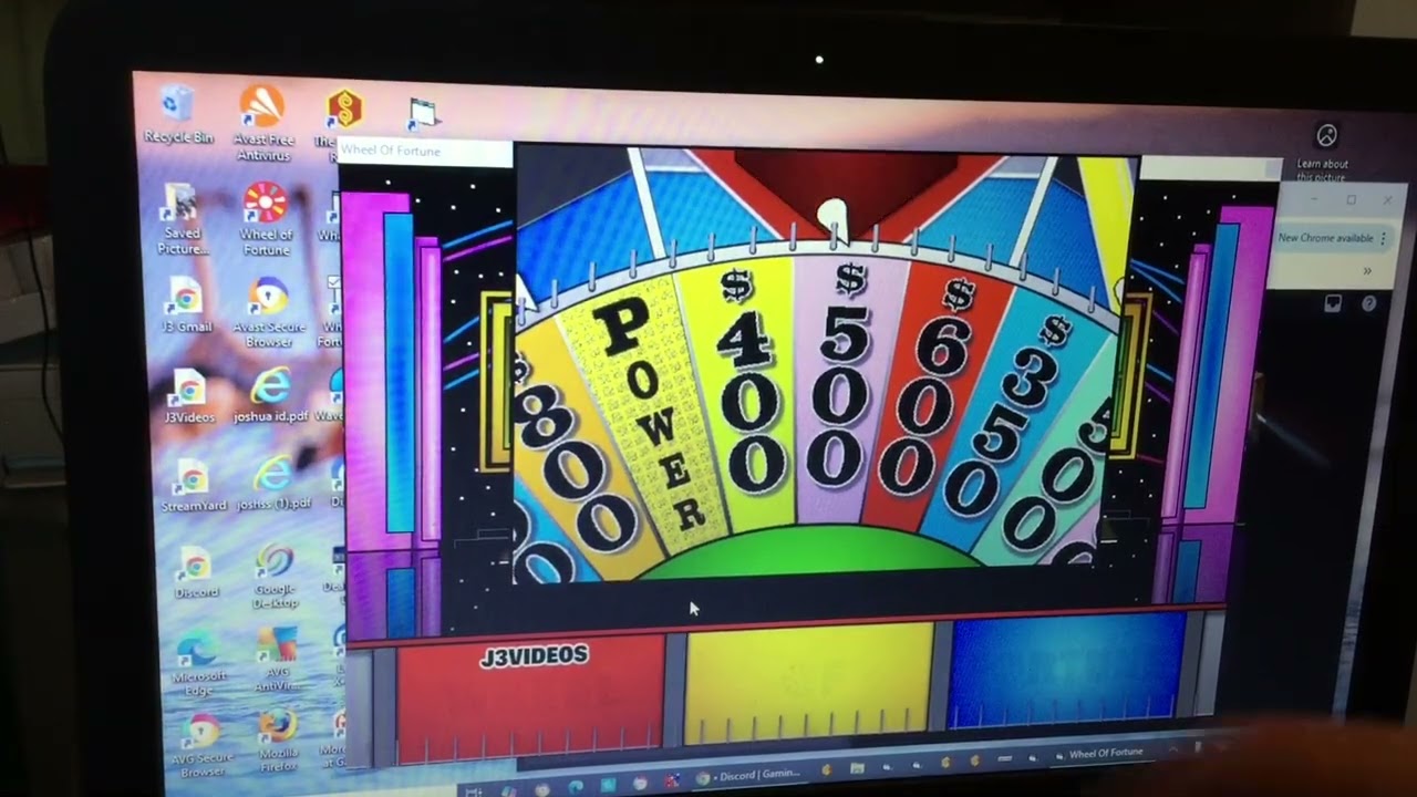 Game 34 of Bigjon’s wheel of fortune for the pc games 