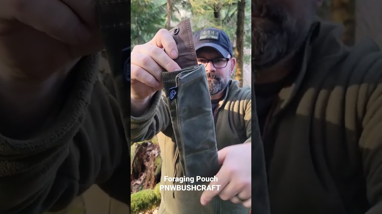 Waxed Canvas Foraging Hip Bag by PNWBUSHCRAFT