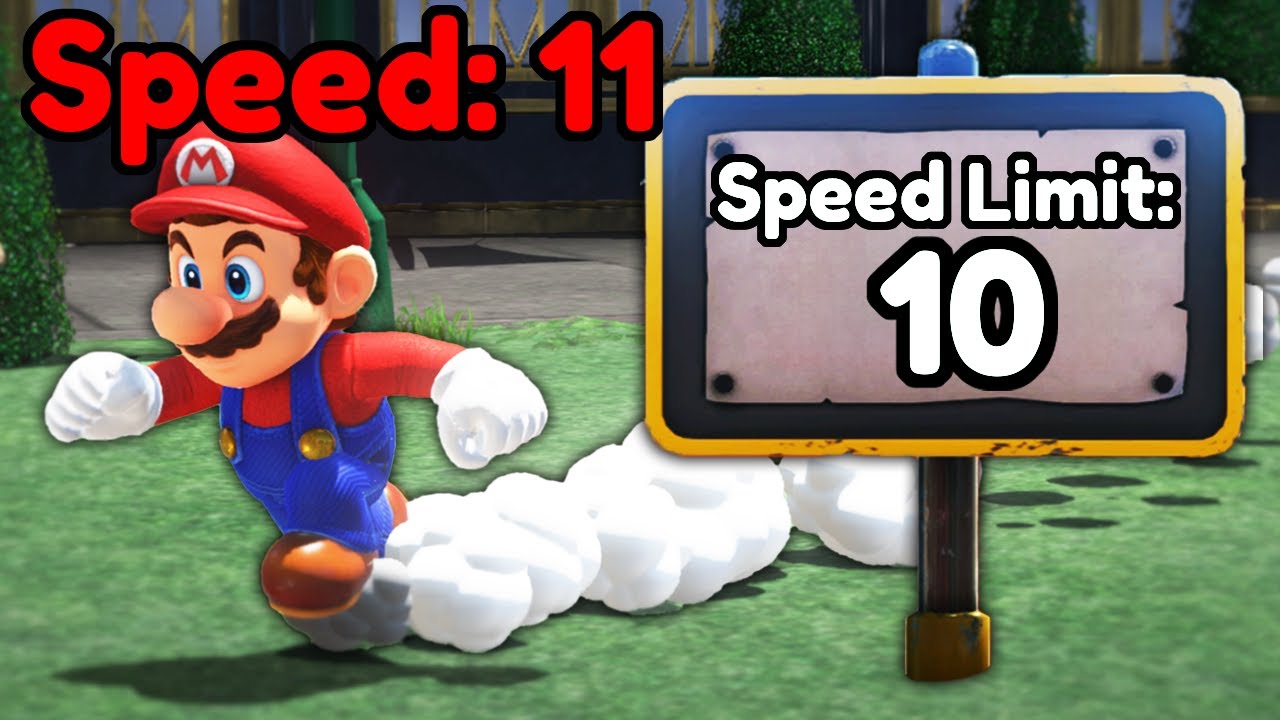 Mario Odyssey but they added extra rules