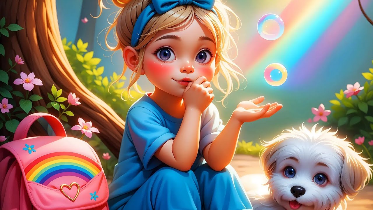 Paint by Number|Girl and a Dog