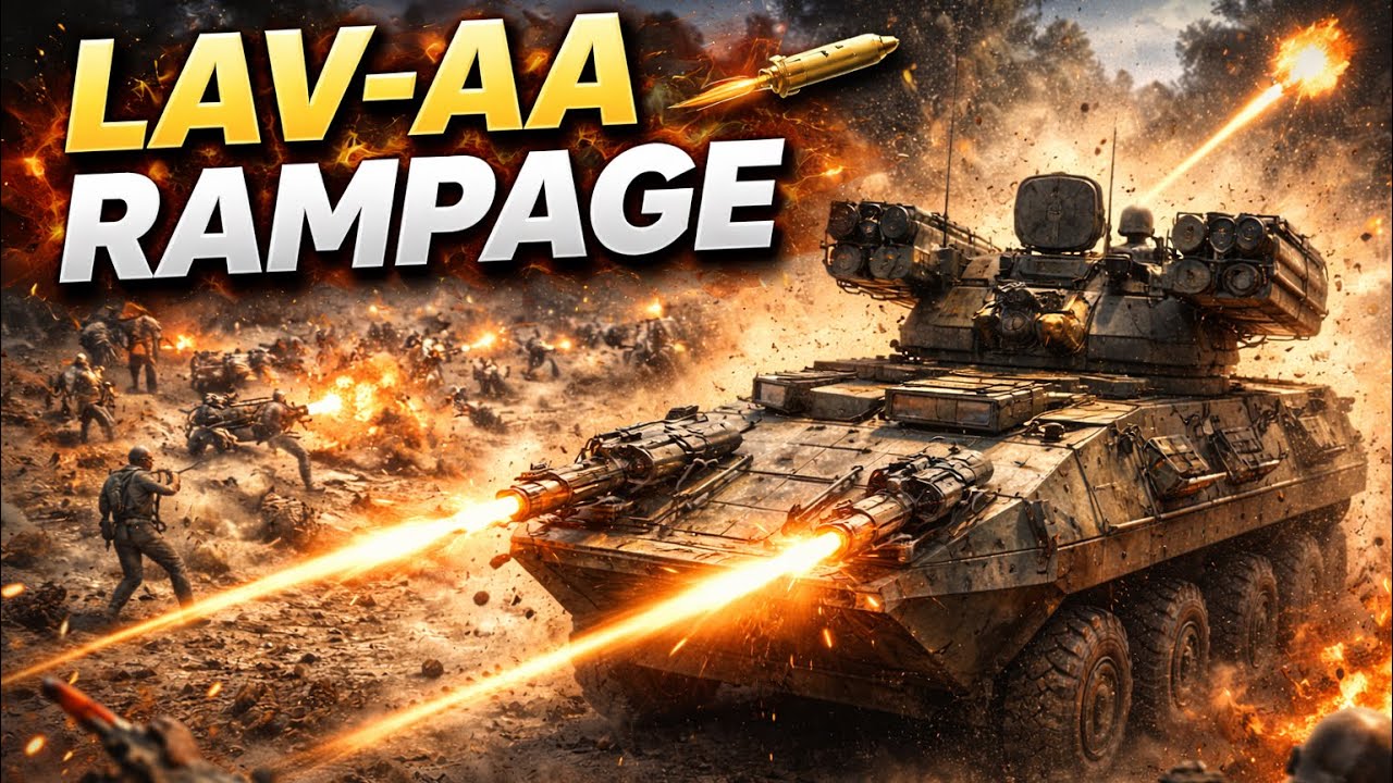 This LAV-AA Turns Infantry Into Dust… (Delta Force Mobile Gameplay)