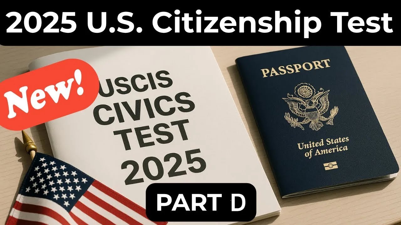 2025 U.S. Citizenship Test (128 Civics Questions): Colonial History and Independence (Part D) 