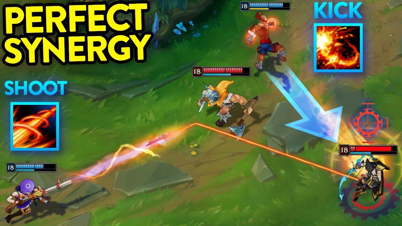 THE POWER OF PERFECT TEAMWORK - 200 IQ Combos - League of Legends