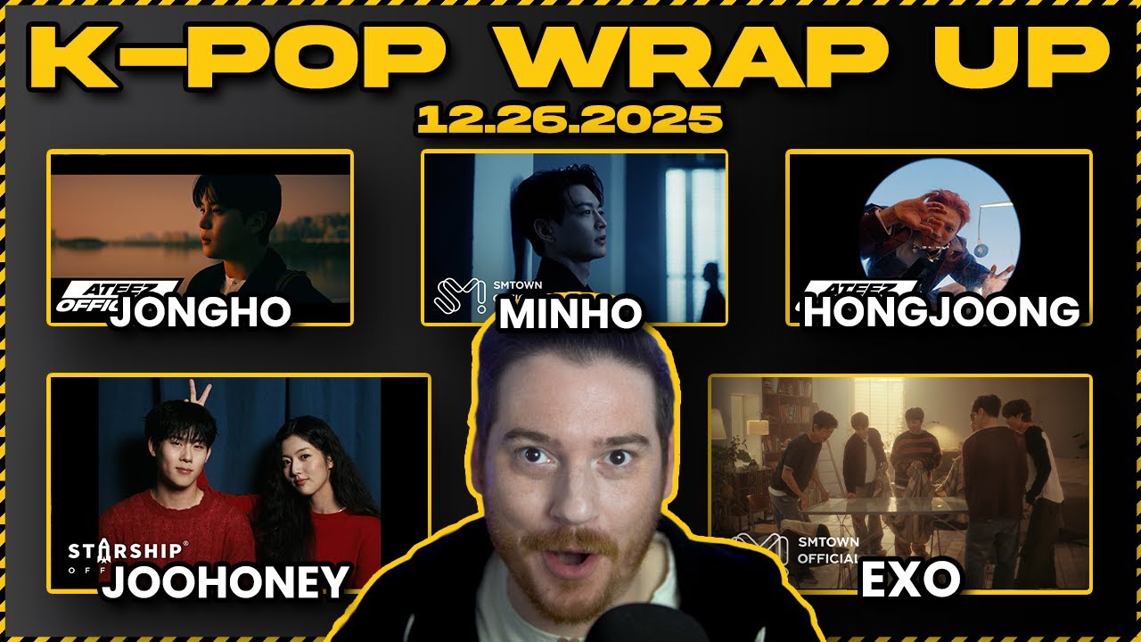 Реакция EXO, ЧОНХО и ХОНЧЖУНА (ATEEZ), МИНХО и ЧЖУХОНИ [подведение итогов K-Pop | 26.12.25]