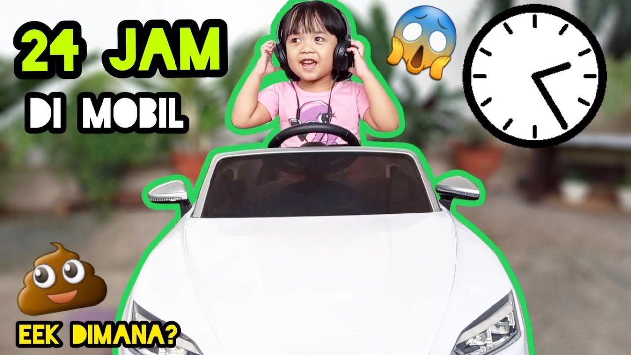 24 JAM TANTANGAN DIDALAM MOBIL |  Kebelet eek💩 pipis gimana dong? | araSHE Channel
