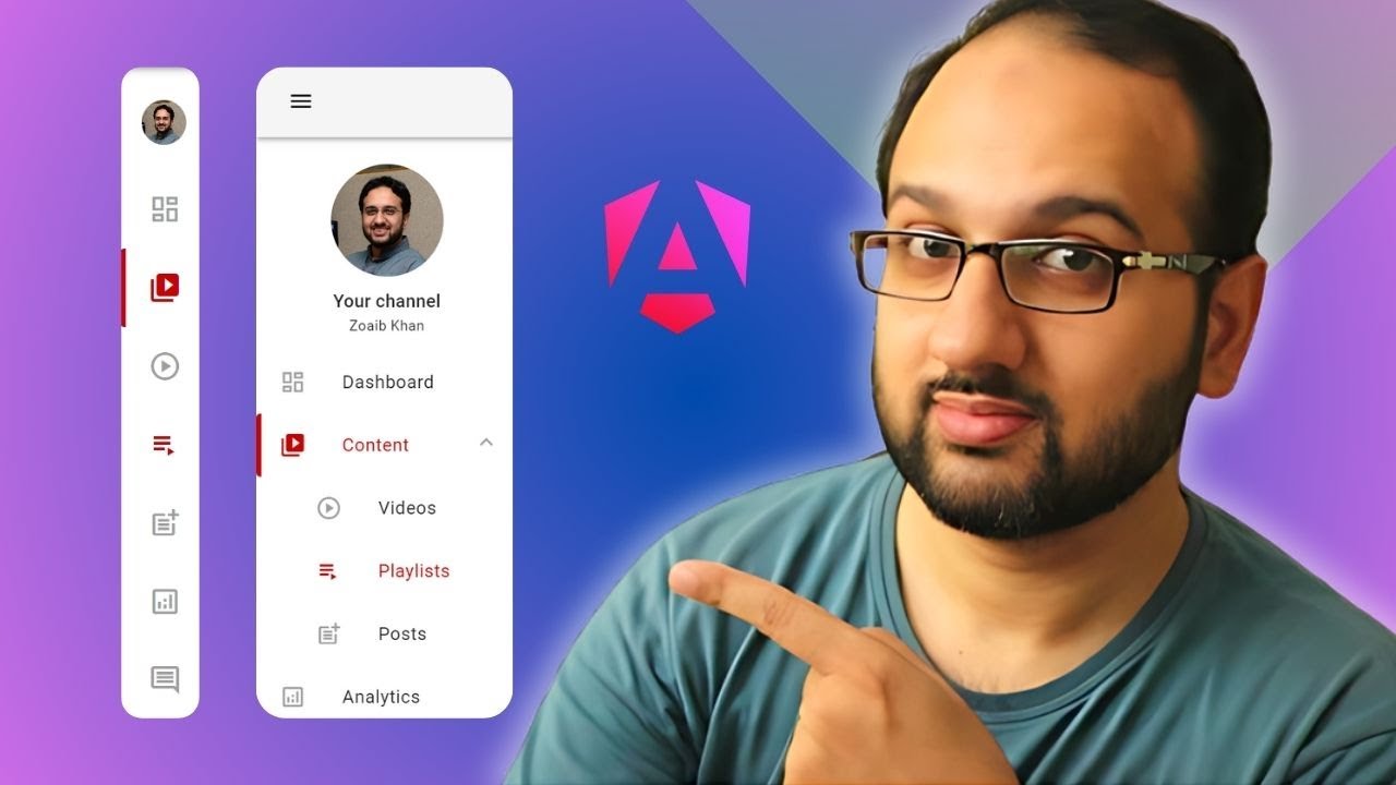 Как создать вложенную боковую панель в Angular 18 с помощью компонентов Material!