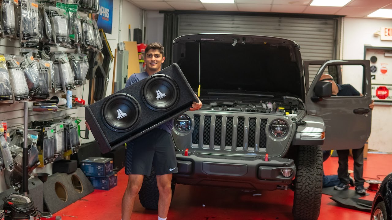 Installing JL Subwoofers In My Jeep