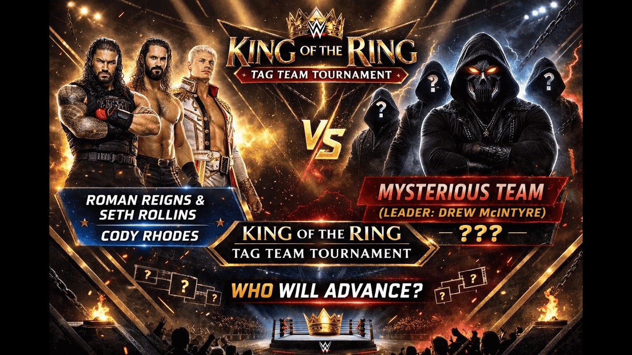 Roman Reigns & Seth Rollins vs Cody Rhodes & Mysterious Team | WWE 2K24