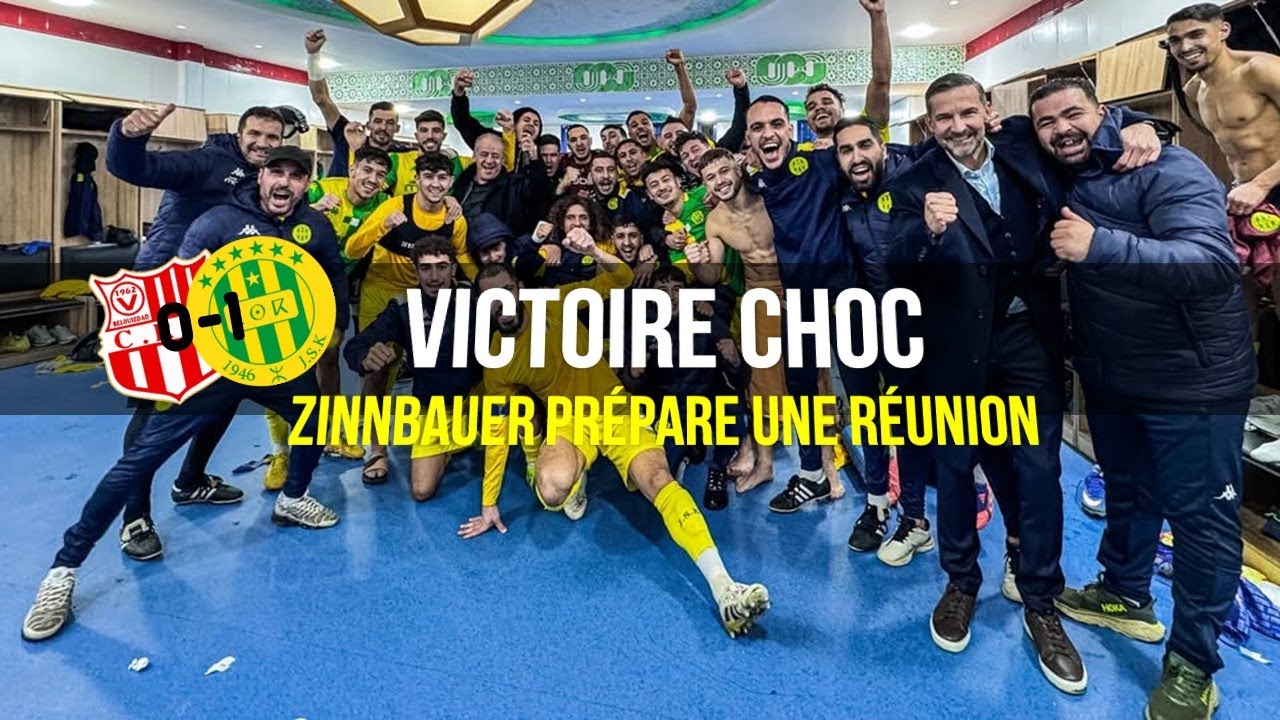 JS Kabylie 1-0 CR Belouizdad  Victoire choc.. Zinnbauer  réunion cruciale pour le mercato JSK !