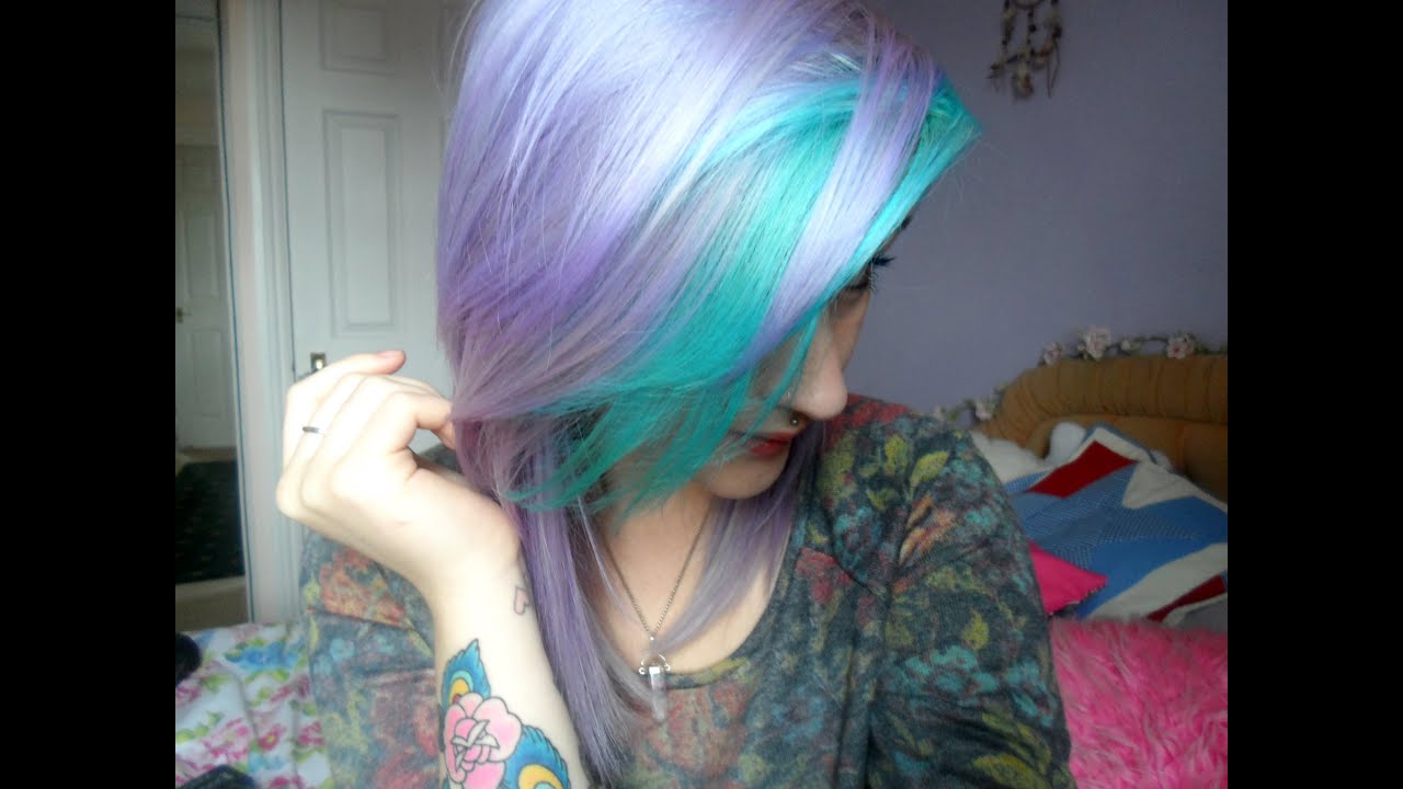 Part 2 Dying My Hair Violet/Turqiouse