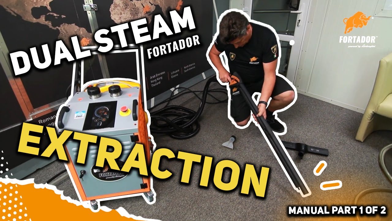 Fortador Steamer 🆕️ Dual Steam Extraction Hose Owner's Manual Part 1️⃣ of 2️⃣