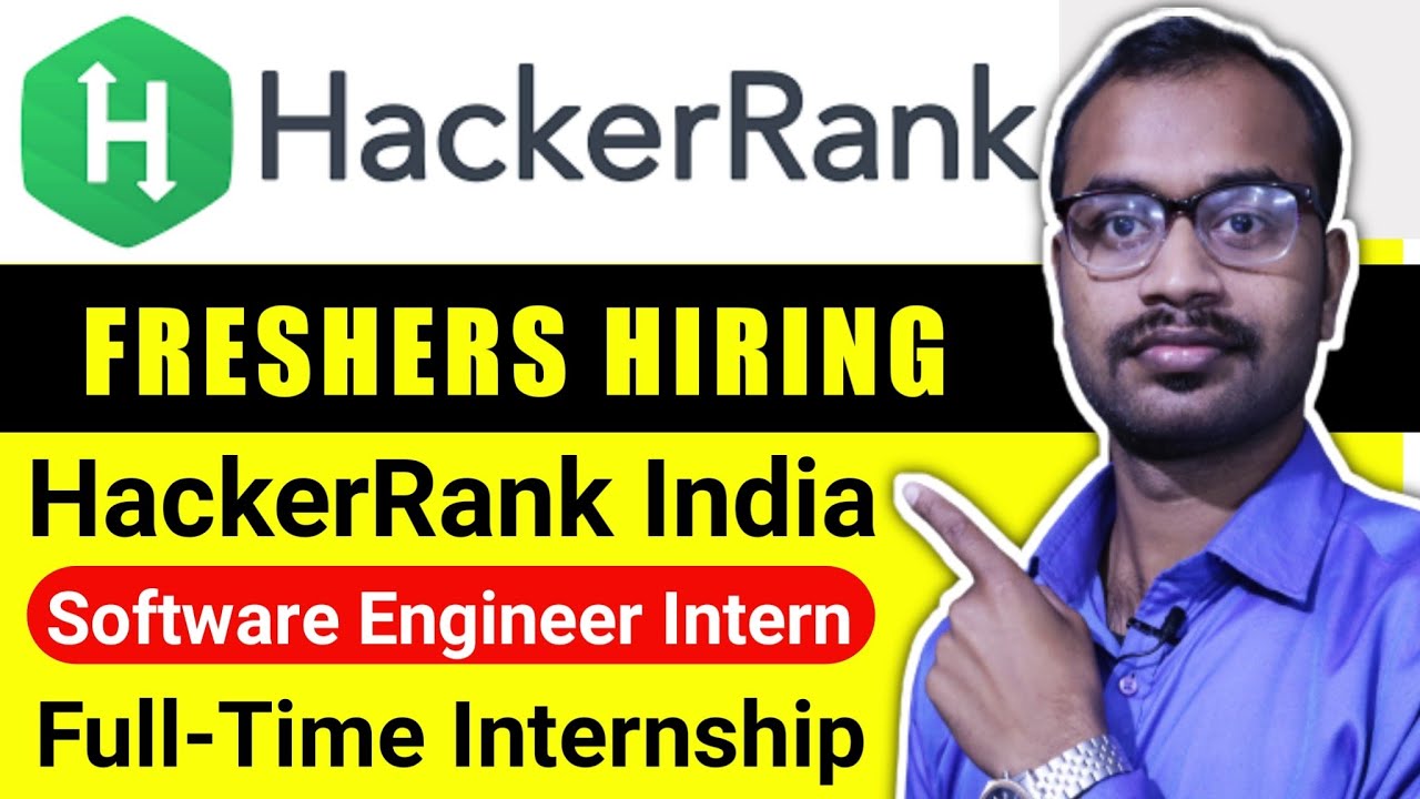 HackerRank Hiring Remote Intern || Final Year Eligible
